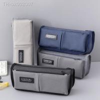 ✎ Extended canvas pencil cases School large capacity pencil case boy pencil bag Simple pen case Student stationery bag big pen bag