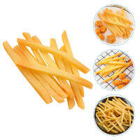 UEETIQ【Hot Sale】 10pcs เฟรนช์เฟรนช์ปลอมที่เหมือนจริงจำลองการจำลองแบบเฟรนช์เฟรนช์เฟรนช์เฟรนช์ฟราย