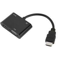 ☊ HD Multimedia Interface to VGA HD Multimedia Interface Adapter 1920x1080 HDTV Adapter for Computer Desktop Laptop PC