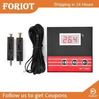 Foriot กล่องควบคุมอุณหภูมิจอแสดงผล  10A กล่องควบคุมอุณหภูมิอุณหภูมิ AC220V 1500W