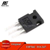 5Pcs Original TIP36C TO-247 TIP36 TO247(AC) 25A/100V Darlington หลอด N-Channel ใหม่เดิม