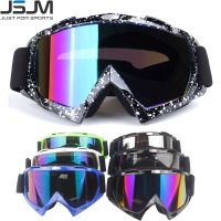 JSJM Professional Adult Ski Goggles Anti Fog UV400 Snow Goggles Outdoor Sport Windproof Motorcycle Goggles Ski Mask Ski Glasses