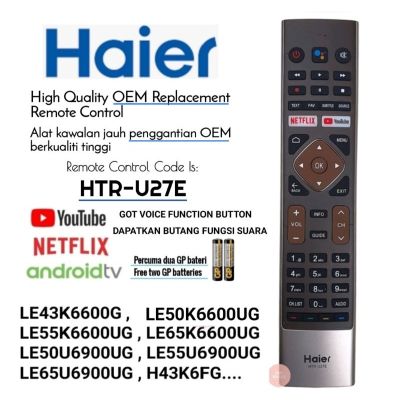 * คุณภาพสูง * Haier HTR-U27E สมาร์ท Android Led รีโมทคอนลพร้อม NETFLIX YouTube