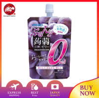 ORIHIRO Purunto Konnyaku Jelly - Calorie Free - Grape 130กรัม X 8วุ้น Konnyaku อร่อยที่มีเนื้ออวบอ้วน