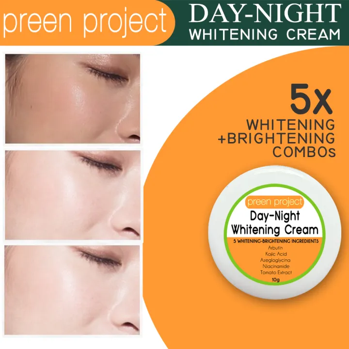Whitening Cream for Face, Day Night Intense, Soothing, Deep Acting