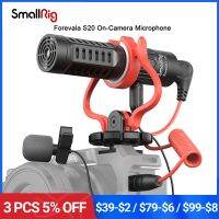 SmallRig S20 On-Camera Microphone With Shock Mount Video Shotgun Stereo Mic For Sony DSLR Cameras for iPhone Smartphones 3468