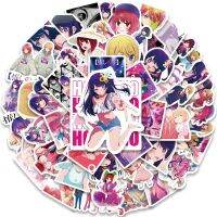 hotx【DT】 10/50PCS Oshi no Ko Anime Kawaii Stickers Decal Laptop Car Skateboard Fridge Notebook Sticker Kid