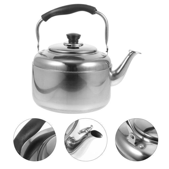 Kettle Tea Whistling Teapot Water Stovetop Steel Stainless Pot Stove