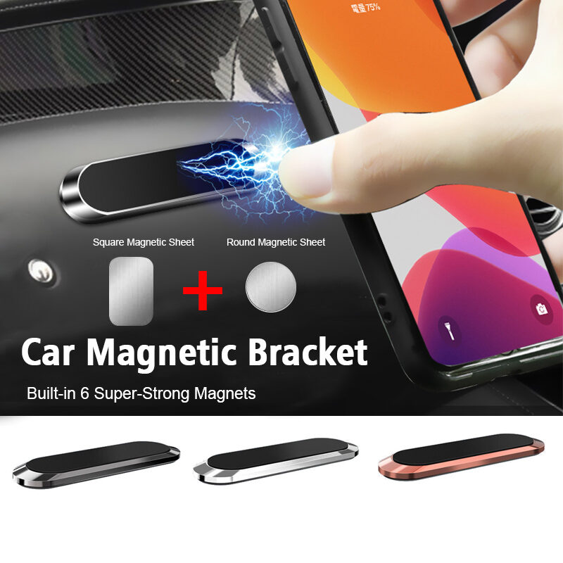 Magnetic Car Phone Holder Universal Paste Stand Car Mount Dashboard Multi Functional Magnetic Phone Holder Magnet Holder Handphone Holder Kereta Desktop Phone Holder