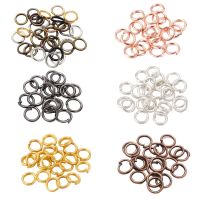 50-200pcs/lot 4-20 mm Jump Rings Split Rings Connectors For Diy Jewelry Finding Making Accessories Wholesale Supplies