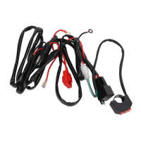 Motorcycle LED Work Light Switch Wiring Harness IP67 12V 40A for 9‑32V Dirt Bikes ATV Electric Car