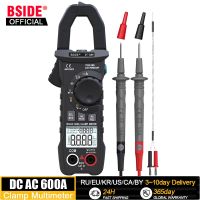 BSIDE Digital Clamp Meter DC AC 600A Current True RMS Ammeter Pliers Smart Auto Rang 6000 Multimeter Voltage Hz Ohm NCV Tester