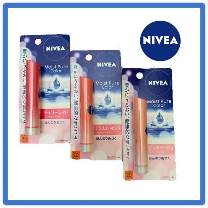 Nivea Moist Pure Color Lip Blam - JAPAN | Lazada PH