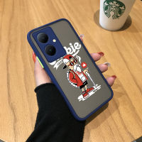 เคสป้องกันกล้องปกหลังแบบเต็มแข็งพร้อมเคสสำหรับ Vivo โทรศัพท์ Y78 Y78 5G + 5G ลายมีน้ำค้างแข็งโปร่งใสอนิเมะเคสใส่โทรศัพท์ผู้ชายกันกระแทก