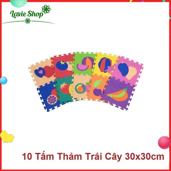 Bộ trái cây 10 miếng thảm xốp mềm lót sàn khổ 1m vuông bộ - ảnh sản phẩm 1