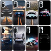 Cool Sports car Silicone Phone Case For Xiaomi Redmi Note 11 10 9 8 Pro 11T 10T 10S 9S 8T 9 9A 9C 9T Black Soft Cover Coque