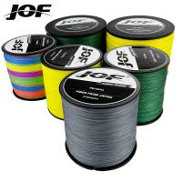 JOF 500m X12 X9 X8 Braided Fishing Line Super PE Line Strong Strength Carp Fishing Wire Fishing Lines