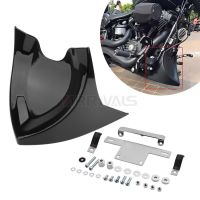 Motorcycle Black Lower Chin Fai Front Spoiler For Harley Sportster XL Fatboy Softai V-ROD Tou Glide All Model Universal