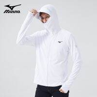 Mizuno เสื้อผ้าป้องกันแสงแดดสำหรับผู้ชายและผู้หญิงในฤดูใบไม้ผลิและฤดูร้อนผ้าไหมน้ำแข็งกลางแจ้งแจ็คเก็ตคลุมด้วยผ้าระบายอากาศตกปลา Uv ป้องกันความสุขในเสื้อผ้า