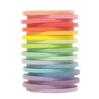 20 Rolls Solid Color Slim Washi Tape Set Rainbow Masking Tape for Scrapbooking DIY Stationary Christmas Gift Masking Tape