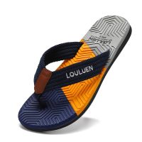 Mens Outdoor Flip Flops Summer Beach Sandals Quick Drying Wading Shoes Trend Soft Sport Slippers For Holiday Bathroom Surfing