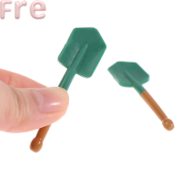 Fre 1:12 dollhouse Miniature Shovel farming TOOL โมเดลของเล่นตุ๊กตาบ้านสวนตกแต่ง