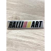 โลโก้RALLI ART อะลูมิเนียม ขนาด12x2.6cm.