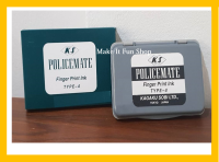 หมึกพิมพ์ลายนิ้วมือ  Policemate  ขนาด 8.5x12 cm (3 x 4.5 นิ้ว)  100 กรัม คมชัด KS