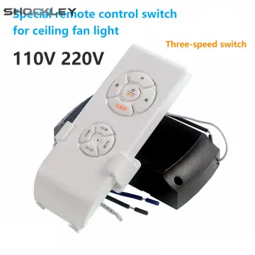 Universal Wireless 15M Timing Remote Control Kit For Ceiling Fan