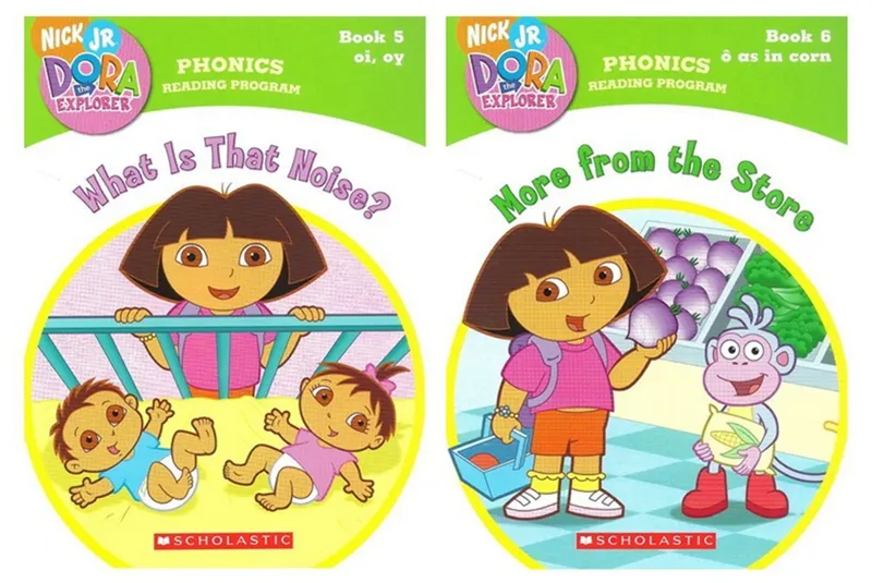 gift　Lazada　with　phonics　#3　PH　1volume　program　Explorer　natural　Dora　CD　box　pack　reading　with　adventure　spelling　Dora　the