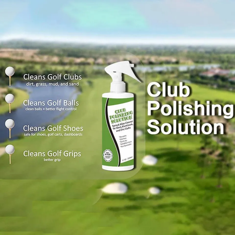 Golf Club Polishing Kit Club Cleaner And Polisher Solution Scratch