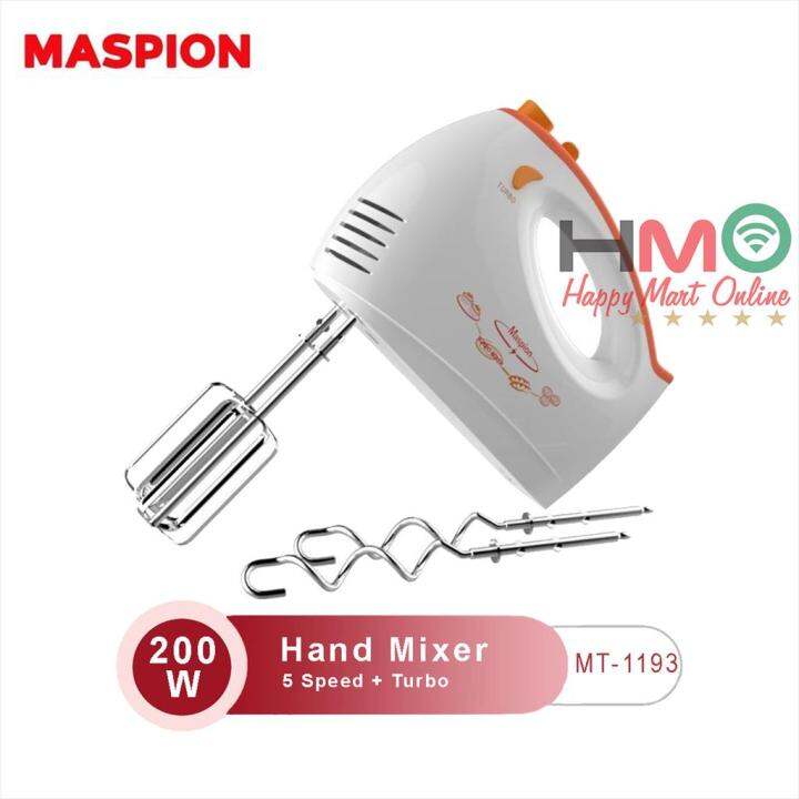 Maspion Hand Mixer MT 1193 Mixer 5 Speed Maspion MT1193 Lazada Indonesia
