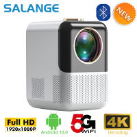 Salange P700 มินิโปรเจคเตอร์ Android 10 รองรับ 4K Full HD 1080P โฟกัสอิเล็กทรอนิกส์วิดีโอ LED Beamer Wifi โฮมเธียเตอร์รองรับ USB HDMI AV