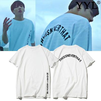 Jungkook t shirts JK thisisnverthat t-shirt Cotton Premium Quality Kpop Fans tees