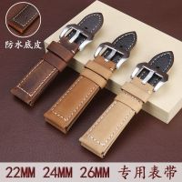 ▶★◀ Suitable for 26mm watch strap Suitable for Panerai genuine leather watch strap PAM111/441 matte retro crazy horse leather watch strap