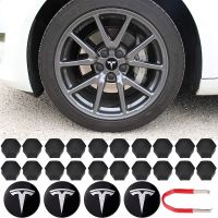 Car Styling Car Wheel Hub Center Cap For Tesla Model 3 X S Y 2022 Emblem Badge Rims Hubcaps Cover Tesla Model Y Car Accessories