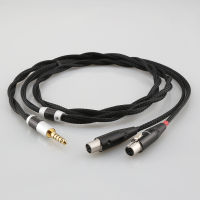 4.4MM Balanced Silver Plated Earphone Headphone Upgrade Cable for Audeze LCD-3 LCD3 LCD-2 LCD2 LCD-4