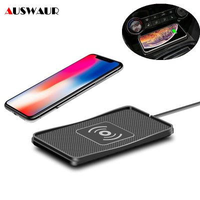 C3 Car Wireless Charger Pad for iPhone 11 Samsung S10 Plus Huawei P30 Pro QI Wireless Car Charger Pad Block Anti-Skid Car Chargers