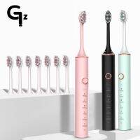 HOKDS GeZhou n100 Electric Toothbrush USB Charge Rechargeable Sonic Tooth brush For Kids Replacement Brush Head with 16 Brush Head