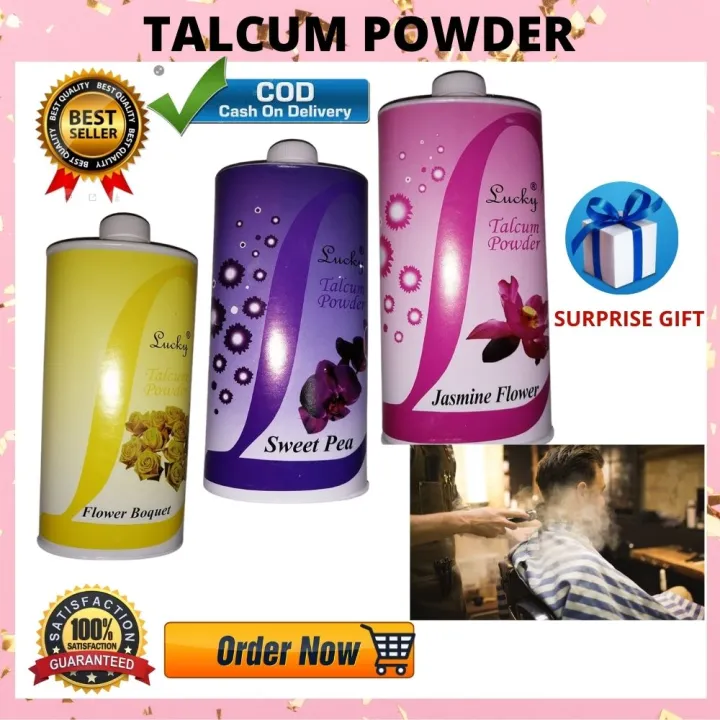 HEALTHYFY] Talcum Powder For Barbers and Salon Use Fragrant Talcum Powder  With1 Free Surprise Gift, Great