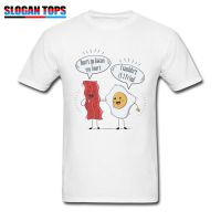 Funny Mens Tshirts Printing Dont go bacon my heart Egg couldnt if fried T-shirt Men Funny T Shirt Breakfast Mime Tops Tees XXXL