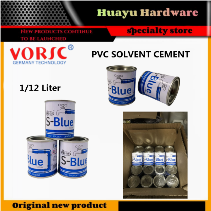 SBLUE PVC PIPE CEMENT SOLVENT/SOLVENT CEMENT 1/12 LITER Lazada PH