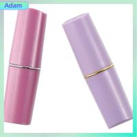 ADAM 2Pcs แรนด์สี ซ่อน-A-สำรอง-คีย์ รูปร่างลิปสติก พลาสติกทำจากพลาสติก กล่องใส่ยา น่ารักน่ารักๆ กล่องเก็บกุญแจ กิจกรรมกลางแจ้งกลางแจ้ง