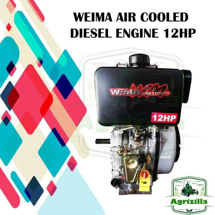 12HP DIESEL ENGINE AIR COOLED ENGINE by WEIMA Lazada PH