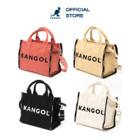 KANGOL Bag กระเป๋าถือ กระเป๋าผ้าสะพายข้าง ทรงสี่เหลี่ยมผืนผ้า สีขาว, ดำ, กากี,ชมพู 61551709