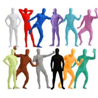 Skin Tight Full Body Zentai Suit Custome Cosplay Lycra Spandex Second Morph Suits Bodysuit Halloween Stage