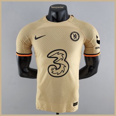 เสื้อฟุตบอลคุณภาพสูง 【Player Issue】เสื้อกีฬาแขนสั้น ลายทีมชาติฟุตบอลเชลซี 22-23