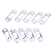 10/20PCS Metal Keyhole Fastener Photo Picture Hanger Frame Mirror Cabinets Shelve Fixing Hooking Plate Household Hardware