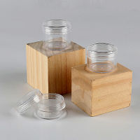 3g/5g/10g/15g/20g Lotion Cosmetic Refillable Pot Cream Bottles Sample Container PlasticTransparent Jar Empty