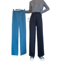 CMAZ Velvet Padded plus Size Suit Pants Mopping Casual Wide Leg